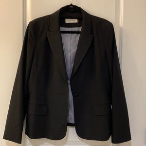 Calvin Klein Women’s One Button Black Blazer